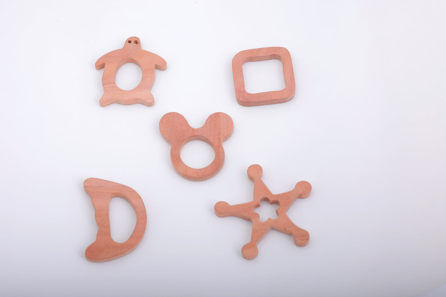 NeemKala Creative Shape Neem Wood Teethers – Natural, Non-Toxic Teething Toys for Curious Little Hands