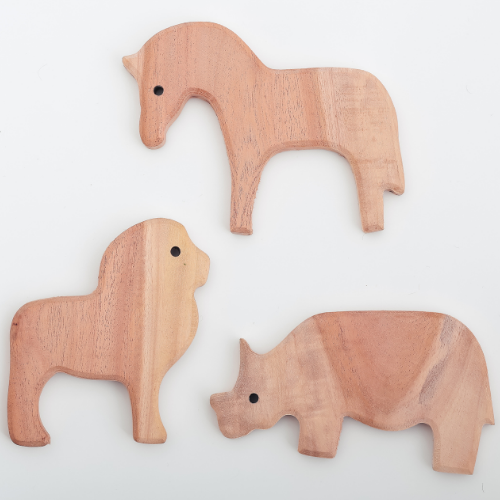 Natural Neem Wood Animal Teether Set – Safe, Eco-Friendly & Handcrafted | NeemKala