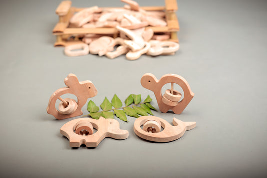 Handcrafted Neem Wood Animal Teether – Safe, Natural & Antibacterial | NeemKala